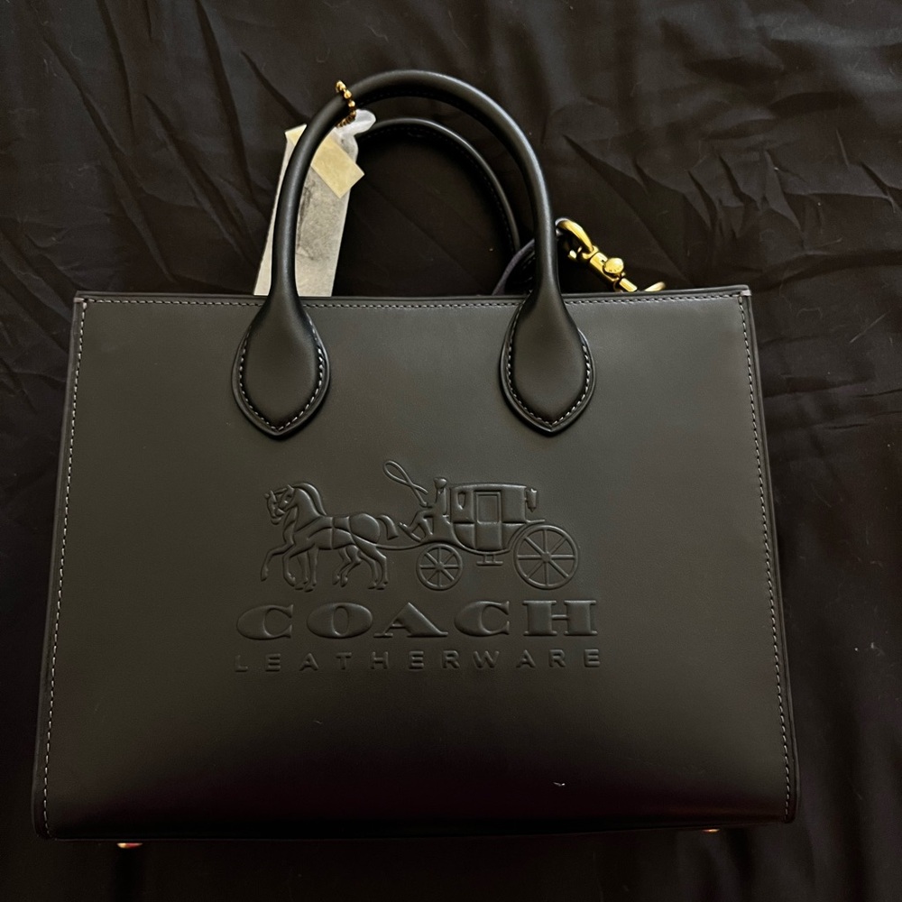 Coach Black Leather Handbag